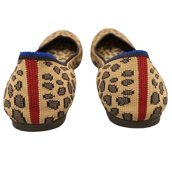 ROTHY’S Brown & Tan The Round Toe Flat in Animal Print | 7.5 - Picture 7 of 13